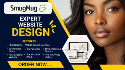 I Will Design a Responsive SmugMug Website, SmugMug Redesign, Photography Website, portfolio website