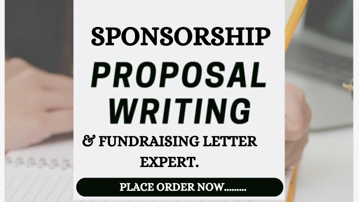 I will craft pdf sponsorship proposal, sponsorship pitch deck, pdf fundraiser letter