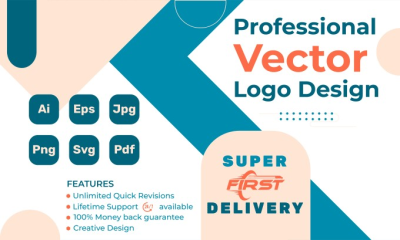 I will convert your logo to vector eps, ai, pdf, jpg, and png files