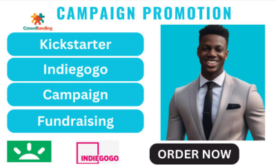 do crowdfunding campaign promotion of, kickstarter, gofundme and indiegogo