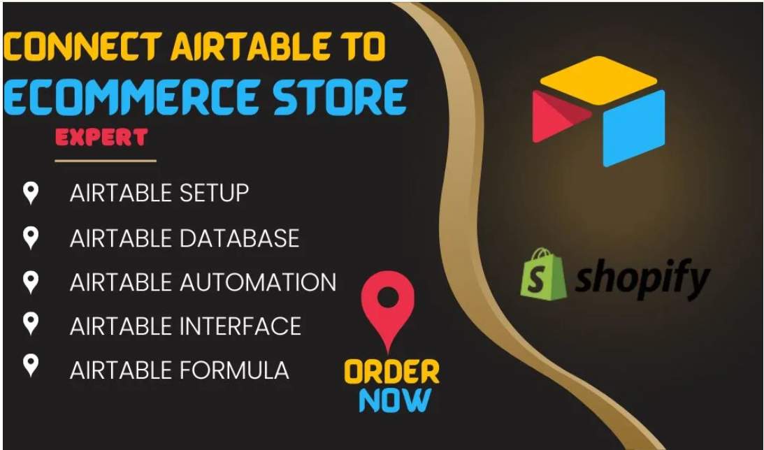 I will connect and setup your airtable to shopify ecommerce, softr ecommerce