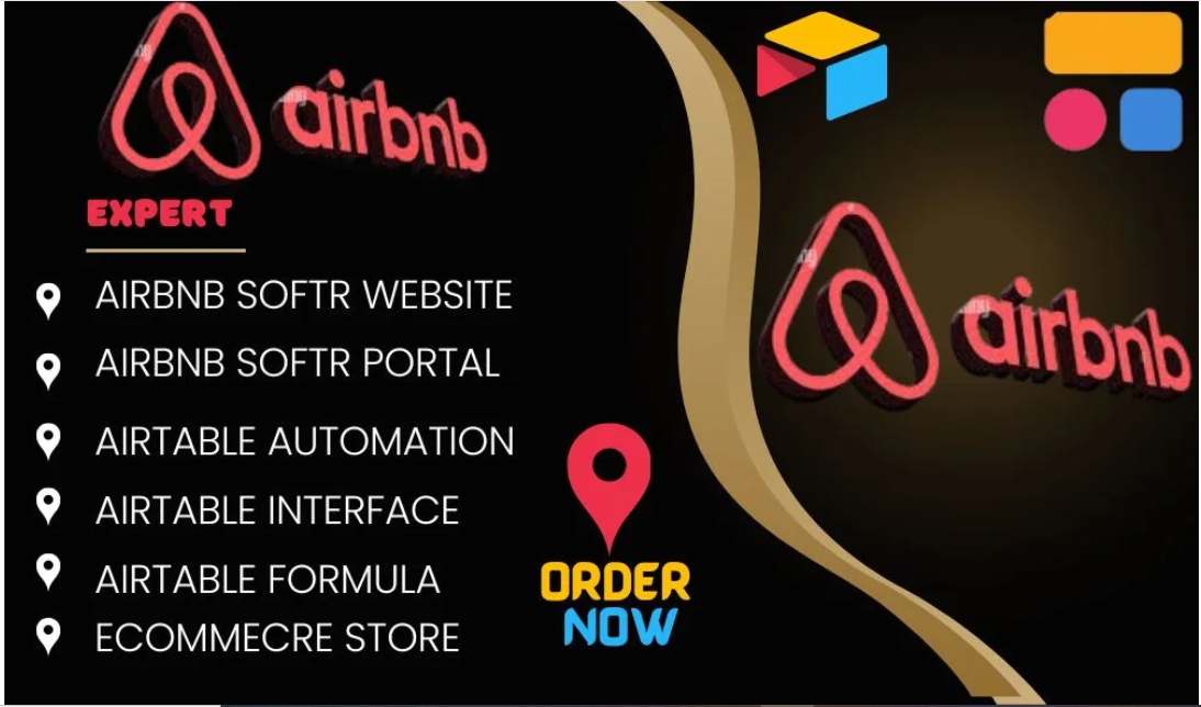 I will build your airbnb website, landing page, client portal with airtable and softr