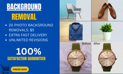 I will do bulk photo background removal and product image editing