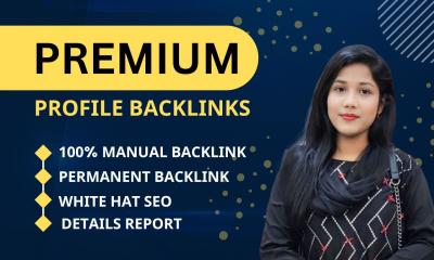 high authority SEO profile backlinks google index