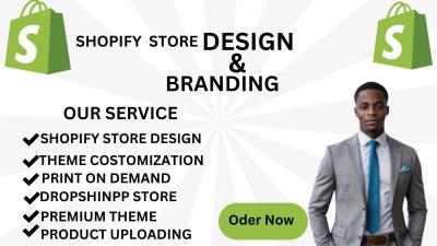 I will do shopify store design, shopify redesign or shopify website