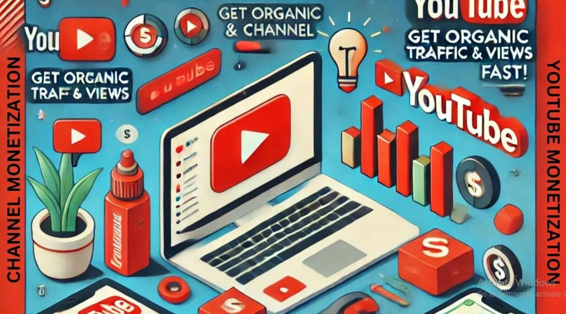 I will do organic video promotion to complete youtube channel monetization