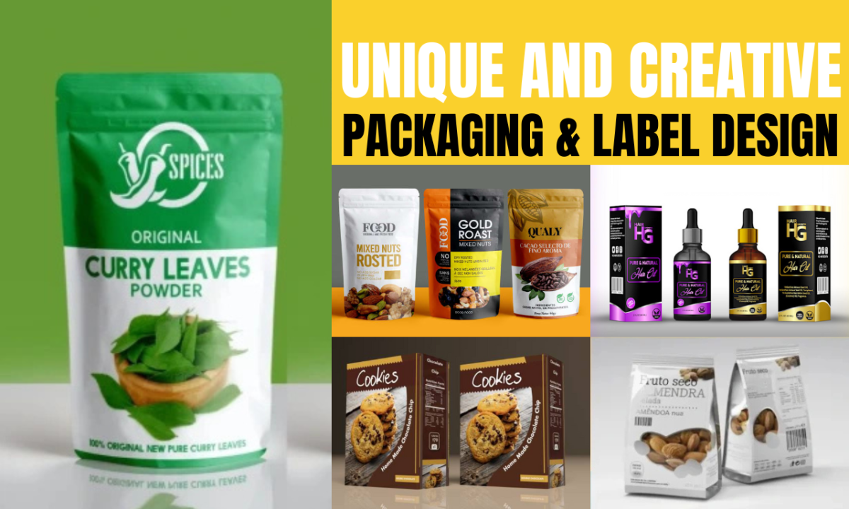 I will create any product design, packaging design, box design and label design