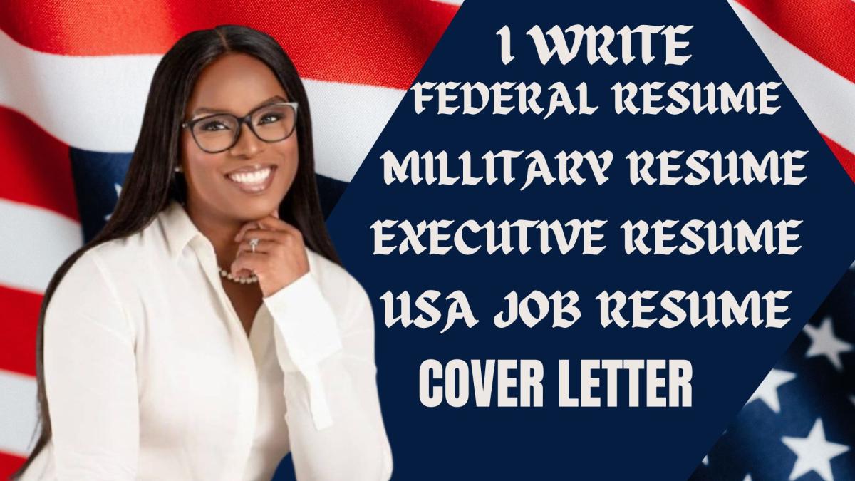 i will craft a federal resume, USA jobs, veteran resume and resume writing