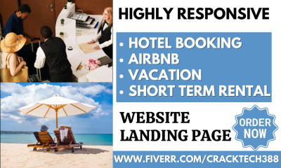 build hotel booking website tourism airbnb travel tour short term agency website