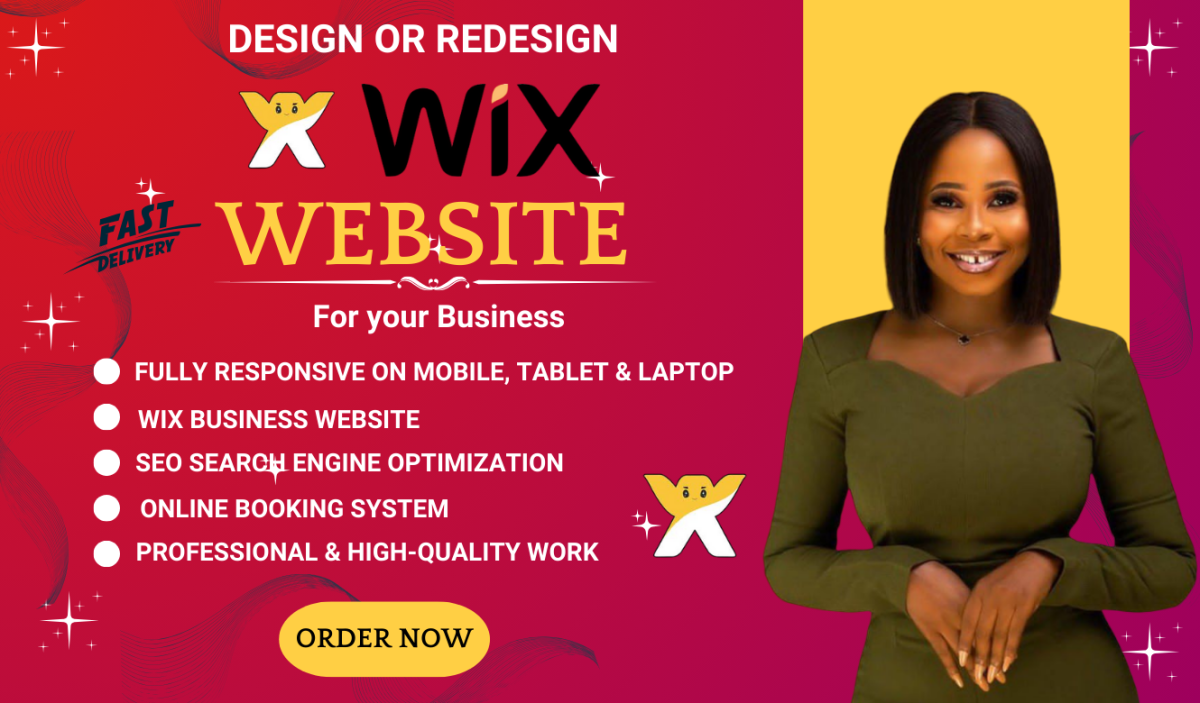 I will wix website design wix website redesign wix website development wix website