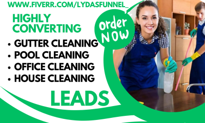 generate cleaning leads janitorial gutter office commercial house cleaning leads