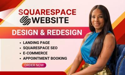 I will squarespace website redesign squarespace website design squarespace website