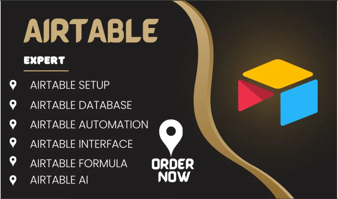 I will airtable, airtable database, airtable automation, airtable interface airtable ai