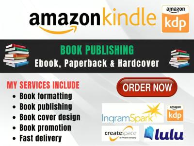 I WILL DO AMAZON KDP BOOK FORMATTING, KDP BOOK PUBLISHING