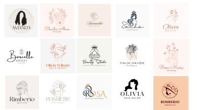 Do minimalist logo for health beauty spa yoga wellness fashion and message