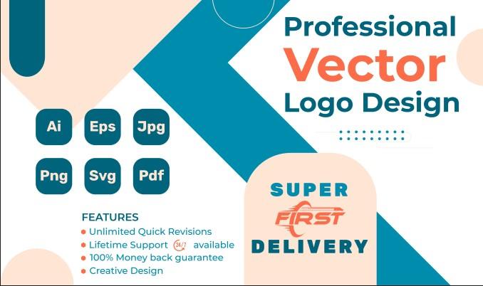 I will convert your logo to vector eps, ai, pdf, jpg, and png files