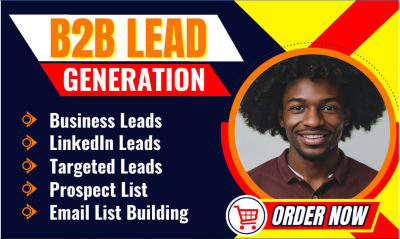 I will find email address, b2b lead generation and contact list building