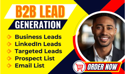 I will do targeted b2b lead generation, linkedin leads, email list building