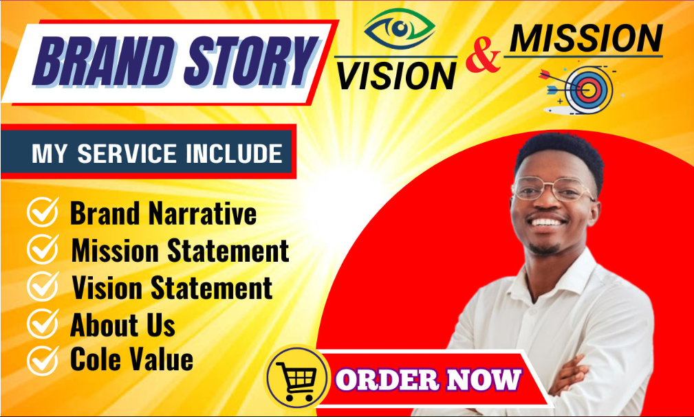 I will write a brand story, mission, and vision statements for your website