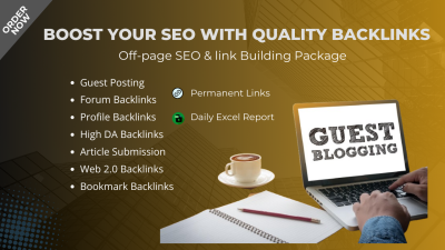 I Will Build High Quality Backlinks for Your SEO