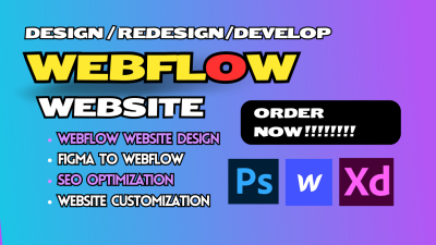 I Will Create a Stunning Responsive Webflow Website – Figma to Webflow Expert