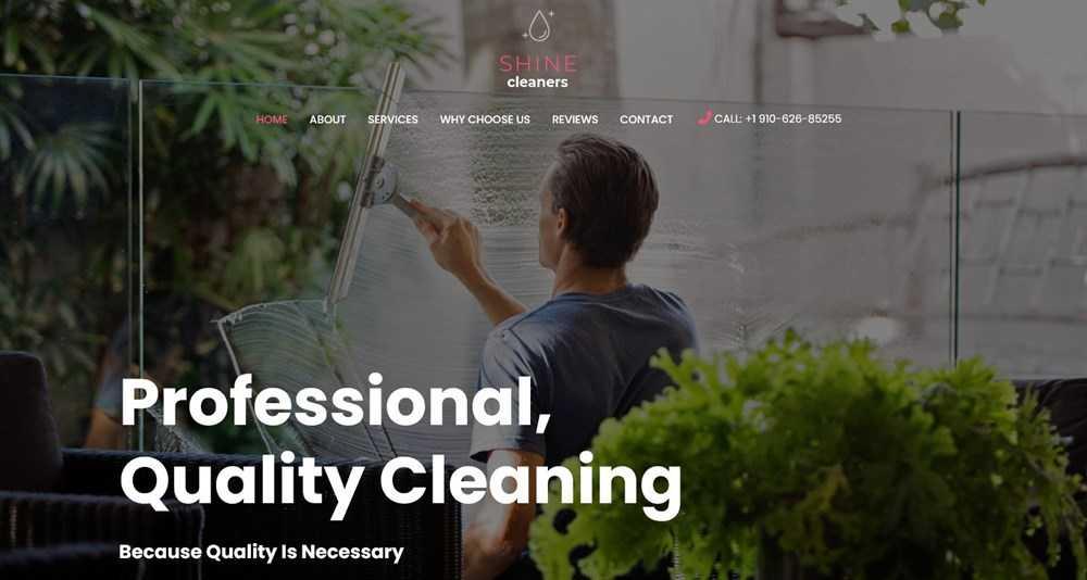 Create a Professional Cleaning Company Website Design