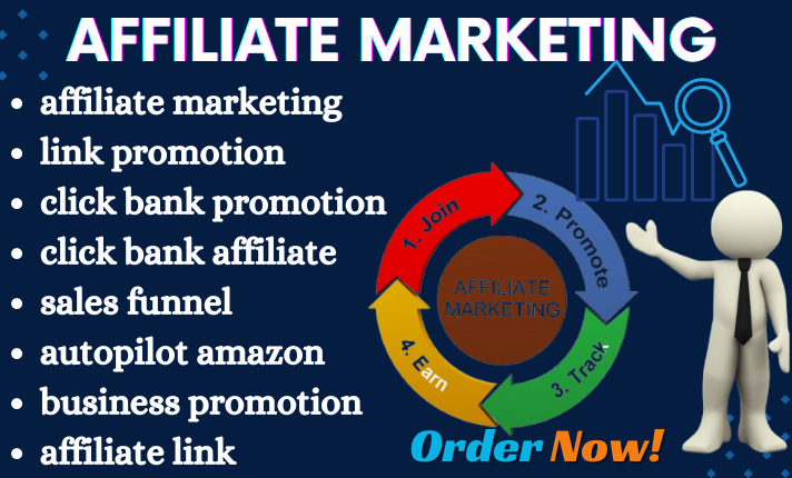 I will clickbank affiliate link promotion, affiliate marketing clickbank link promotion