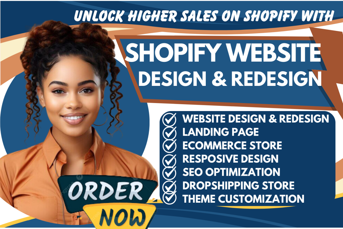 I Will Redesign Your Shopify Website | Shopify Store Design Services