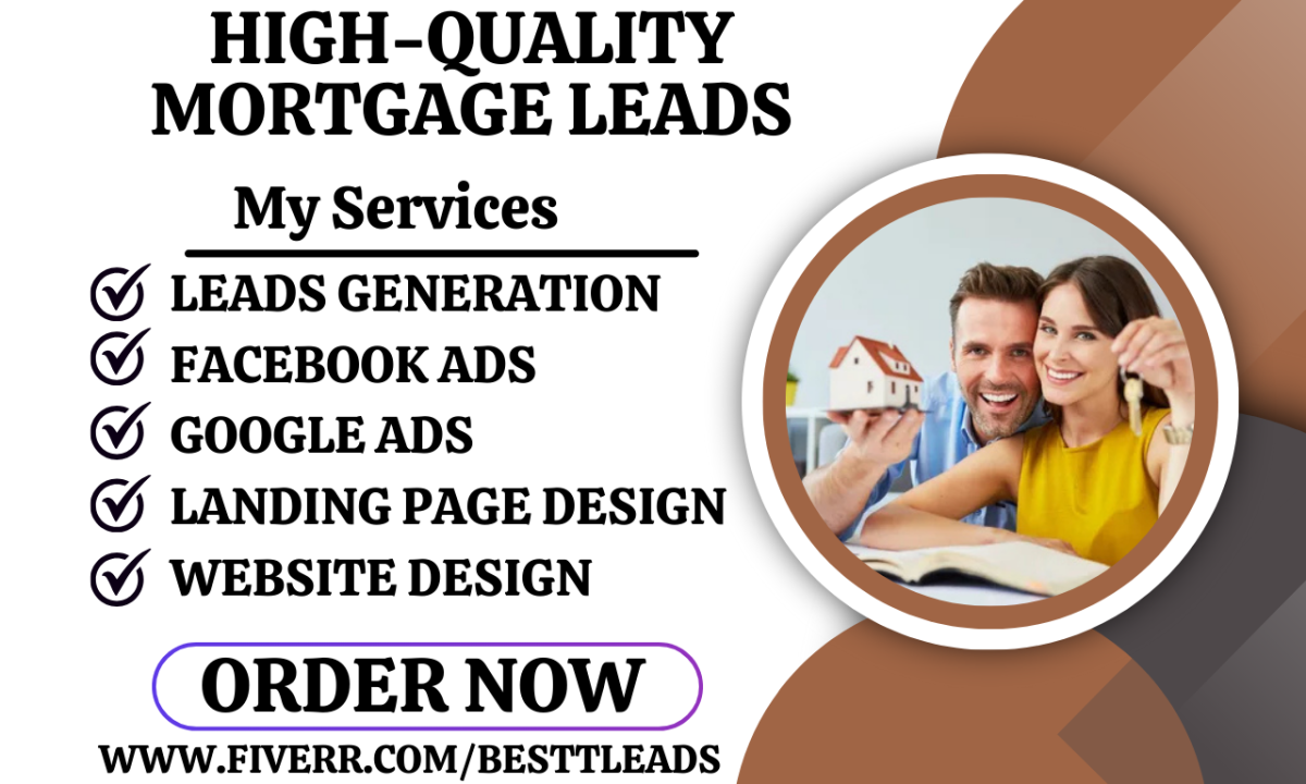 I Will Generate Mortgage Leads for Home Equity Loans and Home Buyers with a Mortgage Broker Landing Page