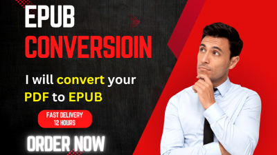 I Will Convert Your eBook from PDF and Word to EPUB Format