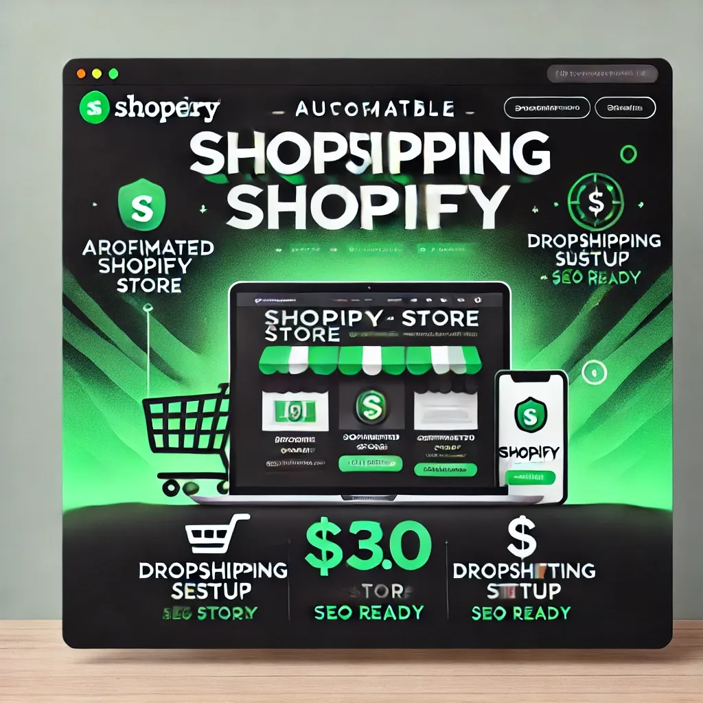 I Will Create a Profitable One Product Shopify Dropshipping Store