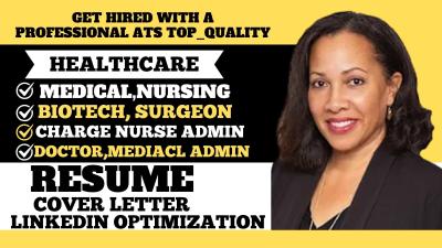 I will provide medical admin charge nurse salesforce pharma sales and healthcare resume