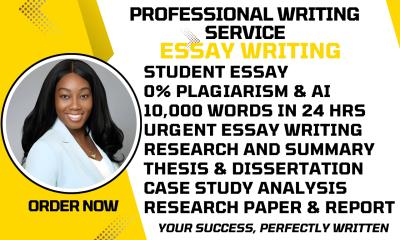 I Will Do Student Essay, Urgent Essay Writing, Case Study, Summary, Research Writing