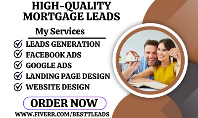 I Will Generate Mortgage Leads for Home Equity Loans and Home Buyer Mortgage Broker Landing Pages