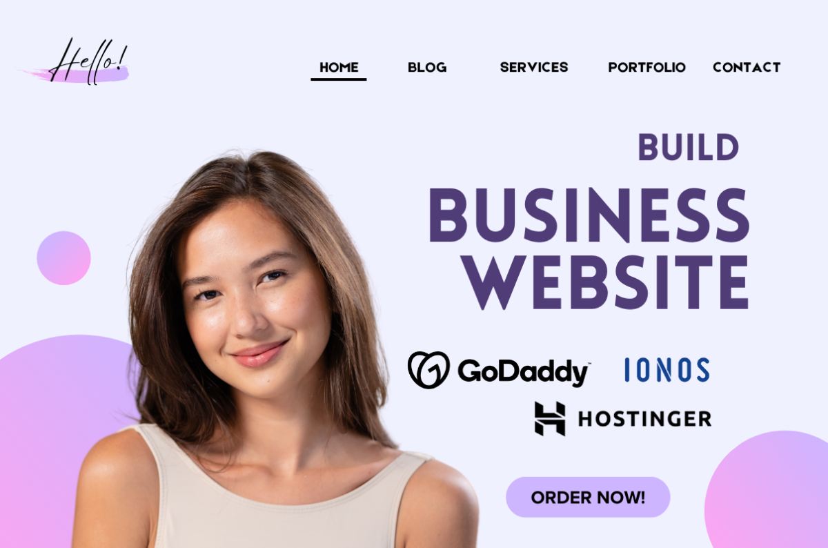 I Will Develop, Fix, and Redesign Your GoDaddy, Hostinger, or IONOS Website