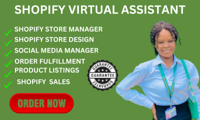 I Will Be Your Shopify Virtual Assistant and Shopify Store Manager