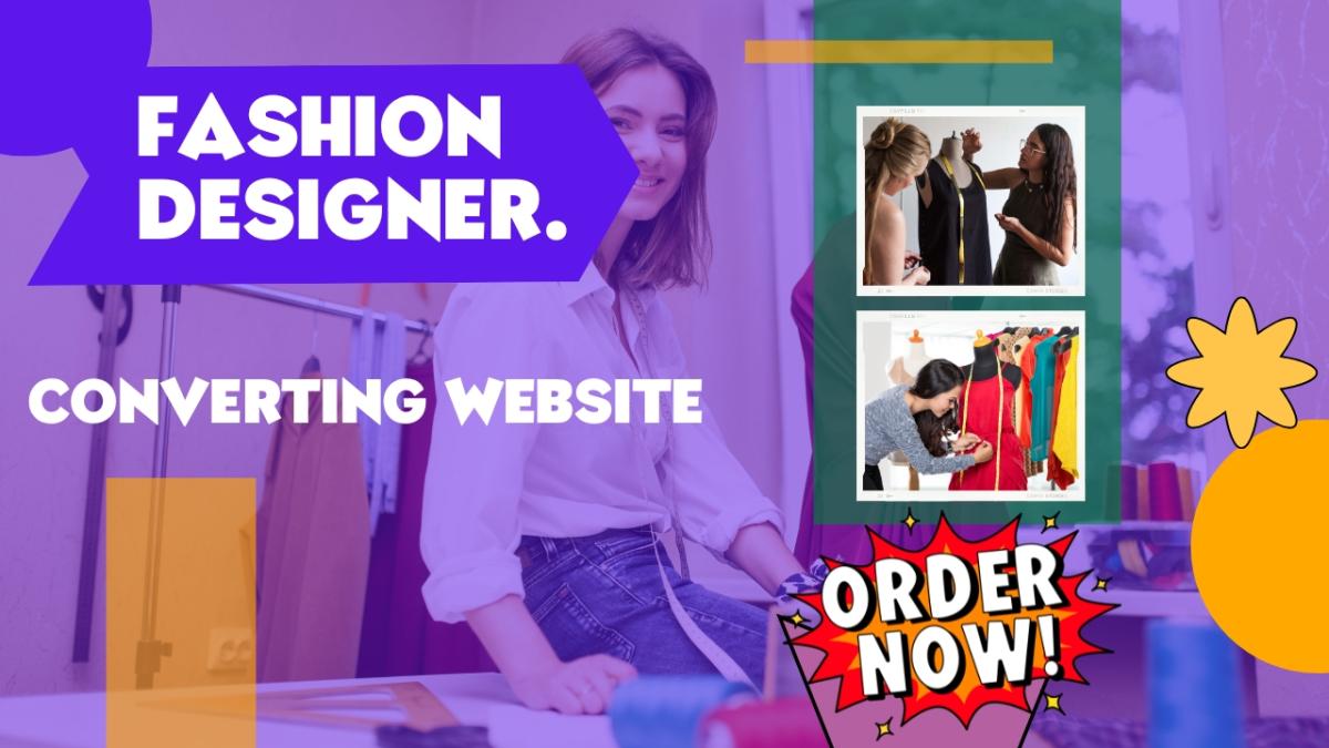 I Will Design and Redesign GoDaddy Fashion Website Using GoDaddy and Wix