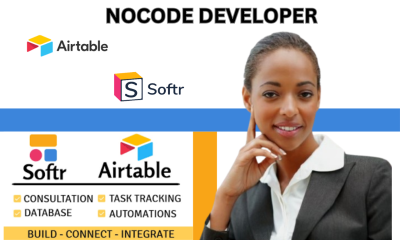 I Will Build a Softr Web App with Airtable Database, Airtable Automation, and Client Portal