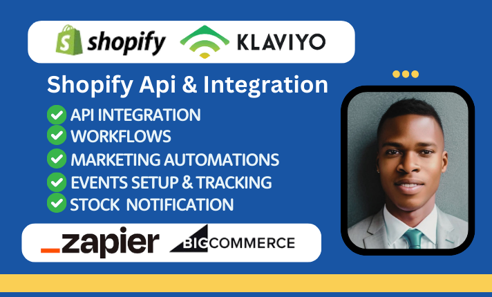 I Will Optimize Shopify Sales with Expert Klaviyo API, Zapier Integration, and Email Marketing