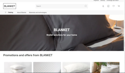 I Will Design a Blanket Shopify Store, Pillow Website, and Bed Clothes Dropshipping Site