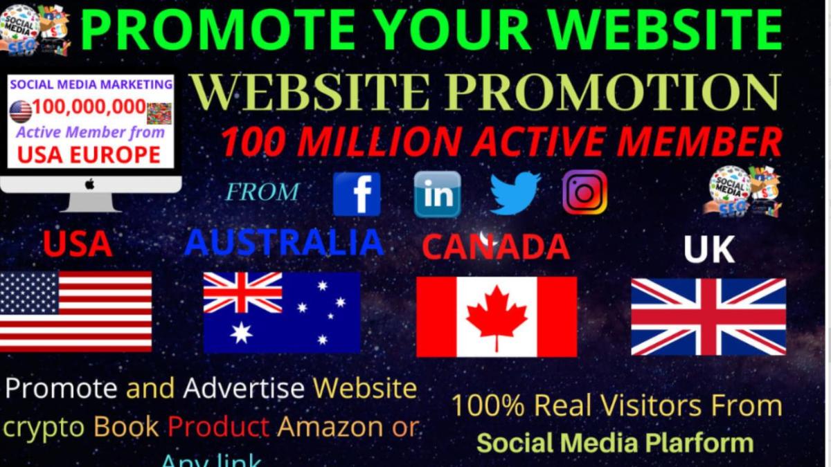 I Will Promote and Advertise Your Website, Discord, NFT, Crypto, Token, Coin, or Any Link