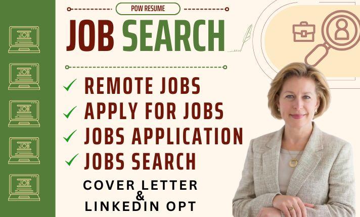 I will job search and apply for jobs on your behalf, reverse recruit for remote jobs job search and apply for jobs on your behalf, reverse recruit for remote jobs