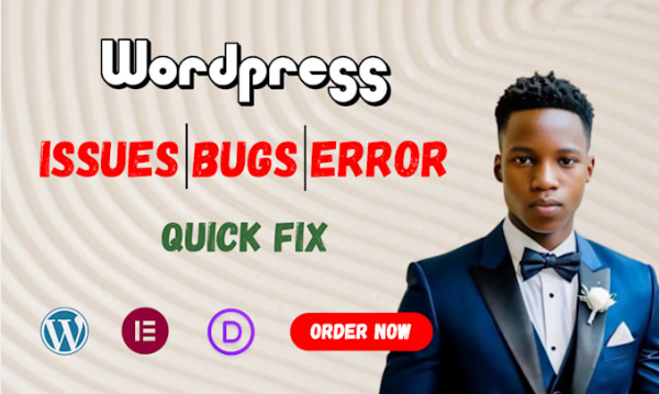 Fix WordPress Issues, Divi, Elementor, WooCommerce Bugs