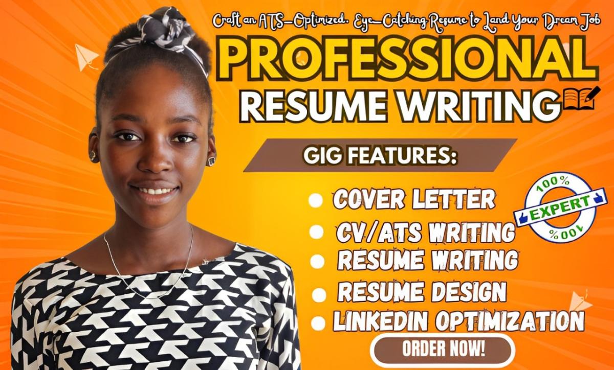 I Will Create Your Resume, Cover Letter, CV Design, and LinkedIn Profile