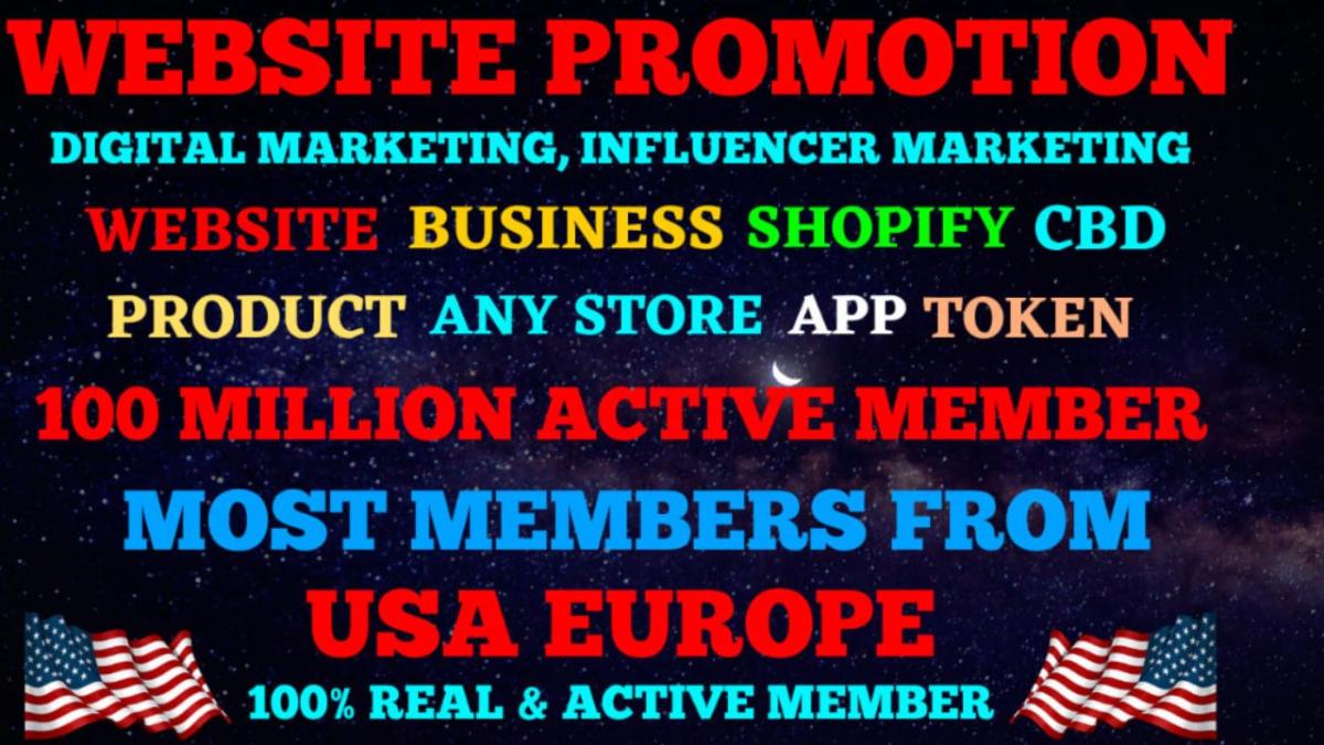 I Will Promote and Advertise Your Website, Discord, NFT, Crypto, Token, Coin, or Any Link