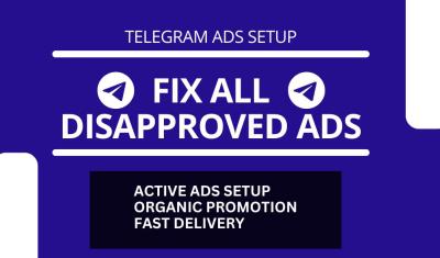 Fix All Telegram Ads Setup, Telegram Ads