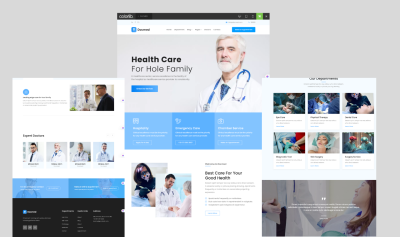 I will design healthcare staffing agency website, healthcare website, home care website