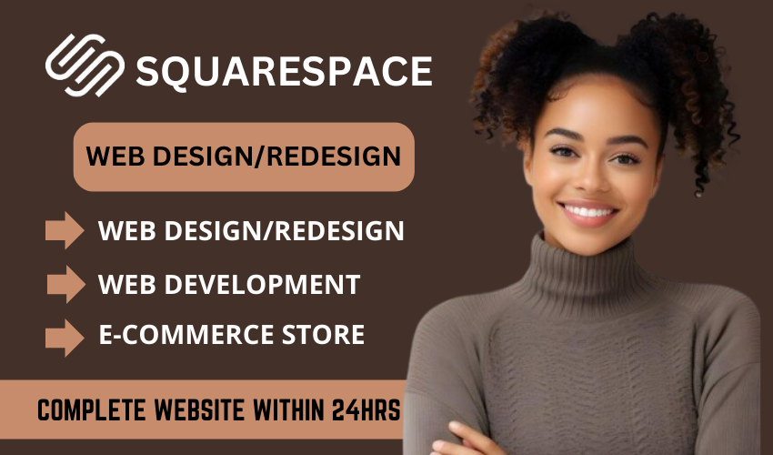 I Will Design a Professional Smart Responsive Squarespace Website Design and Redesign