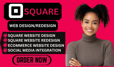 I Will Build Square Website Design & Square Online Store Design for Squareup