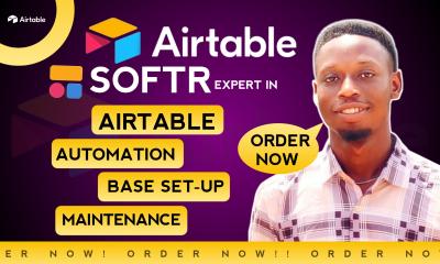 I Will Design Airtable Softr for Client Portals Database